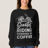 Scooter Moped Driver Driving Saying Trui (Voorkant)