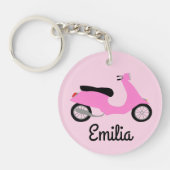 Scooter Moped Motorcycle CUSTOM Sleutelhanger (Voorkant)