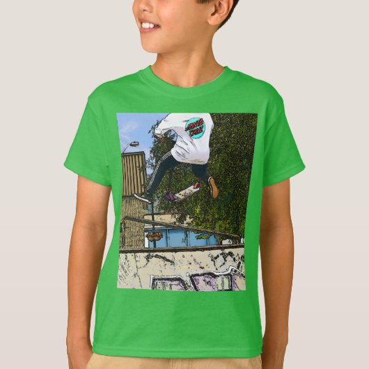 Scooter Moves - Stunt Scooter Boy T-shirt (Voorkant)