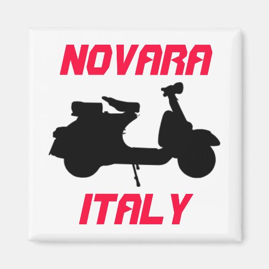 Scooter, Novara, Italië Magneet (Voorkant)