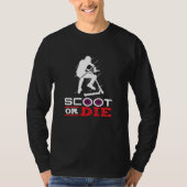 Scooter- of scooter-scooter t-shirt (Voorkant)