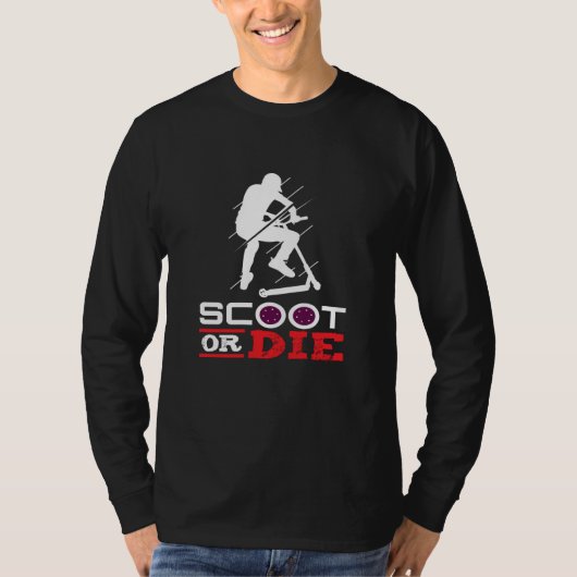 Scooter- of scooter-scooter t-shirt (Voorkant)