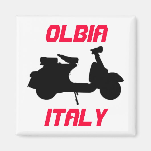 Scooter, Olbia, Italië Magneet (Voorkant)