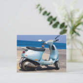 Scooter op de strand | Ephesus, Turkije Briefkaart (Staand voorkant)