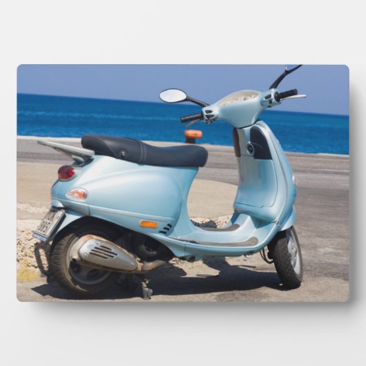 Scooter op de strand | Ephesus, Turkije Fotoplaat (voorkant)