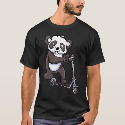 Scooter Panda T-shirt (Voorkant)