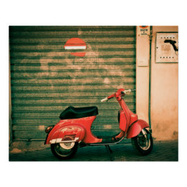  scooter | Perfect Poster | Rome Italië