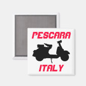 Scooter, Pescara, Italië Magneet (Voorkant / Achterkant)
