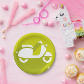 Scooter-pictogram Papieren Bordje (Feest)