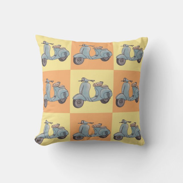Scooter Pillow Kussen (Voorkant)
