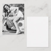 scooter Pinup Miniskirt Legs Visitekaartje (Voorkant / Achterkant)