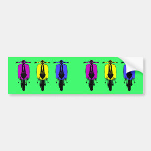 scooter pop bumpersticker