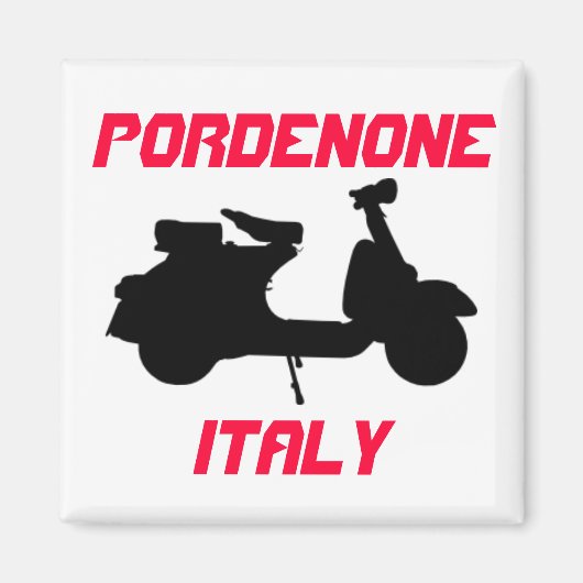 Scooter, Pordenone, Italië Magneet (Voorkant)