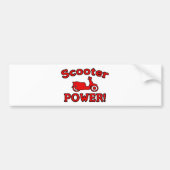 Scooter POWER! Bumpersticker (Voorkant)