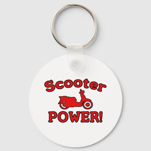 Scooter POWER! Sleutelhanger (Voorkant)