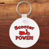 Scooter POWER! Sleutelhanger (Voorkant)