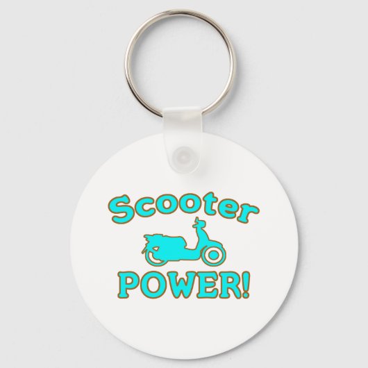 Scooter POWER! Sleutelhanger (Voorkant)