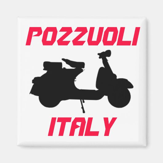 Scooter, Pozzuoli, Italië Magneet (Voorkant)