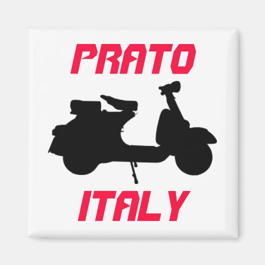 Scooter, Prato, Italië Magneet (Voorkant)