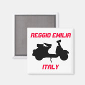 Scooter, Reggio Emilia, Italië Magneet (Voorkant / Achterkant)