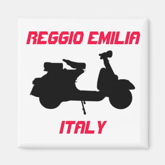 Scooter, Reggio Emilia, Italië Magneet (Voorkant)