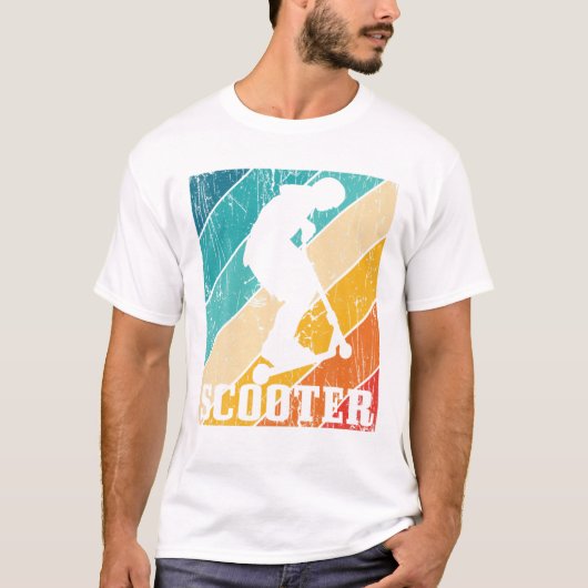 scooter  repotopegetje voor kinderen t-shirt (Voorkant)