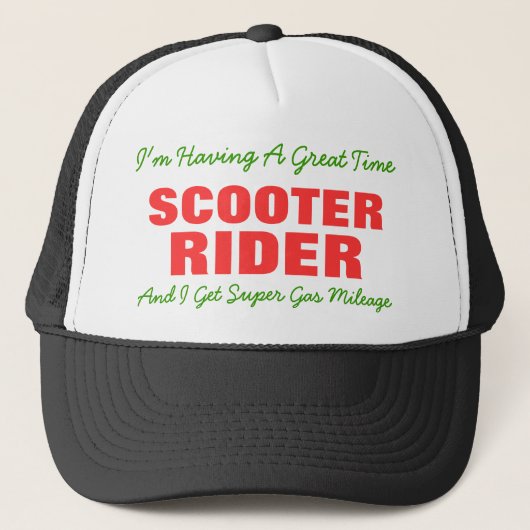 SCOOTER, RIDER, ik heb een geweldige tijd, en ik . Trucker Pet (Voorkant)