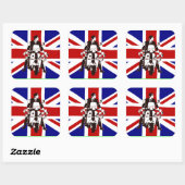 Scooter Rider UJ 2 vierkante stickers (Vel)