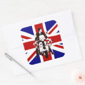 Scooter Rider UJ 2 vierkante stickers (Envelop)