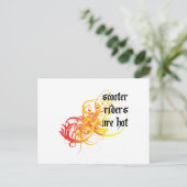 Scooter Riders zijn heet Briefkaart (Staand voorkant)