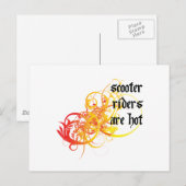 Scooter Riders zijn heet Briefkaart (Voorkant / Achterkant)