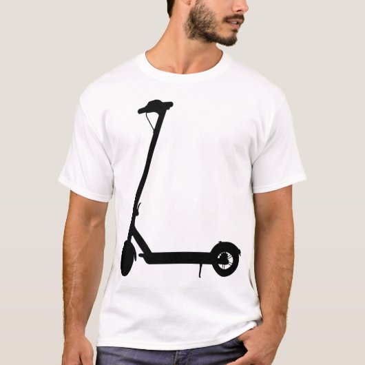 Scooter Rijden Leuke Vrije tijd Elektrische Scoote T-shirt (Voorkant)