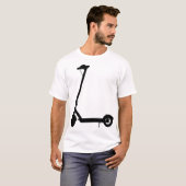 Scooter Rijden Leuke Vrije tijd Elektrische Scoote T-shirt (Voorkant volledig)