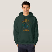 Scooter rijden ontwerp hoodie (Voorkant volledig)