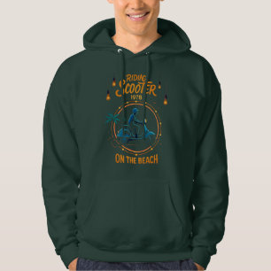 Scooter rijden ontwerp hoodie
