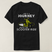 Scooter-rit met kind t-shirt (Design voorkant)