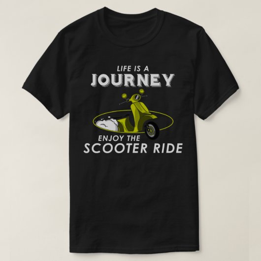 Scooter-rit met kind t-shirt (Design voorkant)