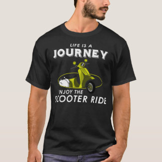 Scooter-rit met kind t-shirt