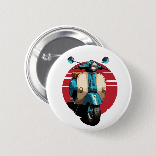 Scooter Ronde Button 5,7 Cm (Voorkant /achterkant)