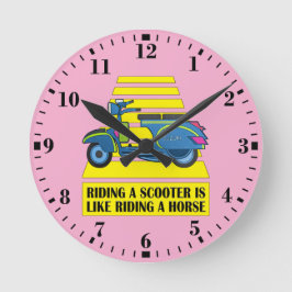 Scooter Ronde Klok