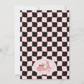 Scooter Roze Jonge Wild en Drie 3e verjaardag Kaart (Achterkant)