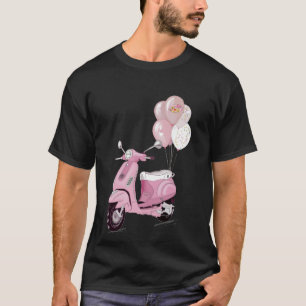 Scooter Roze scooter _door Leamini20_ T-shirt