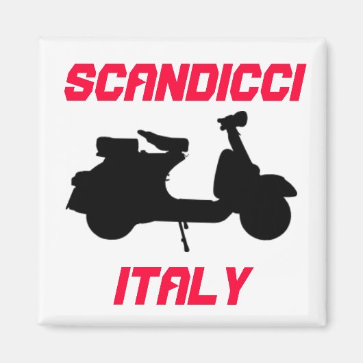 Scooter, Scandicci, Italië Magneet (Voorkant)