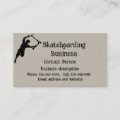 Scooter Scooting Fitness Visitekaartje (Voorkant)