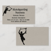 Scooter Scooting Fitness Visitekaartje (Voorkant / Achterkant)