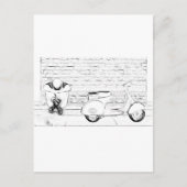 Scooter Skin Briefkaart (Voorkant)