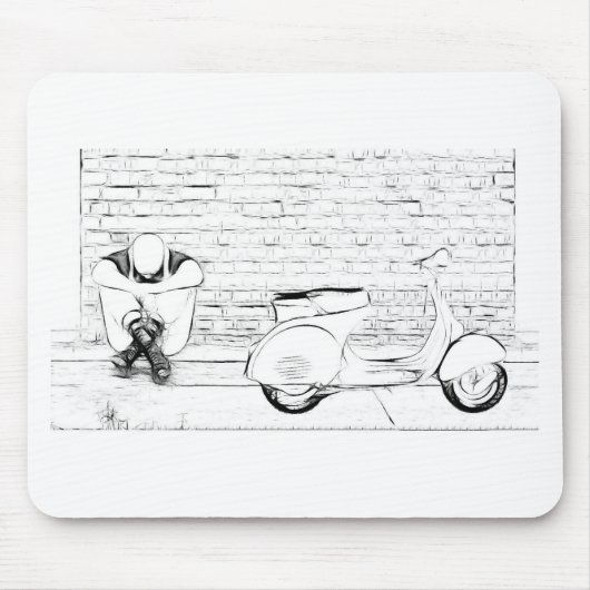 Scooter Skin Muismat (Voorkant)