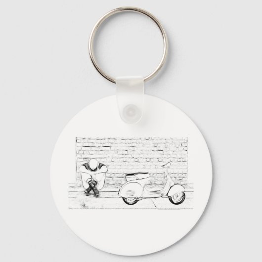 Scooter Skin Sleutelhanger (Voorkant)