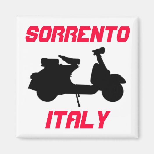 Scooter, Sorrento, Italië Magneet (Voorkant)