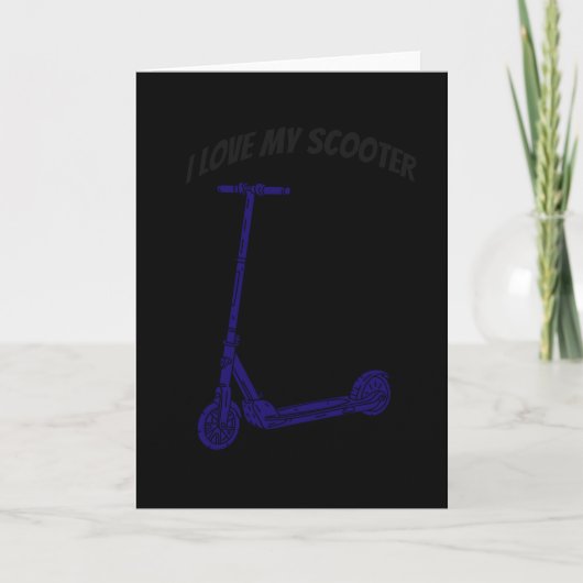 Scooter Stunt Stunts Kick Scooter Gift Kaart (Voorkant)